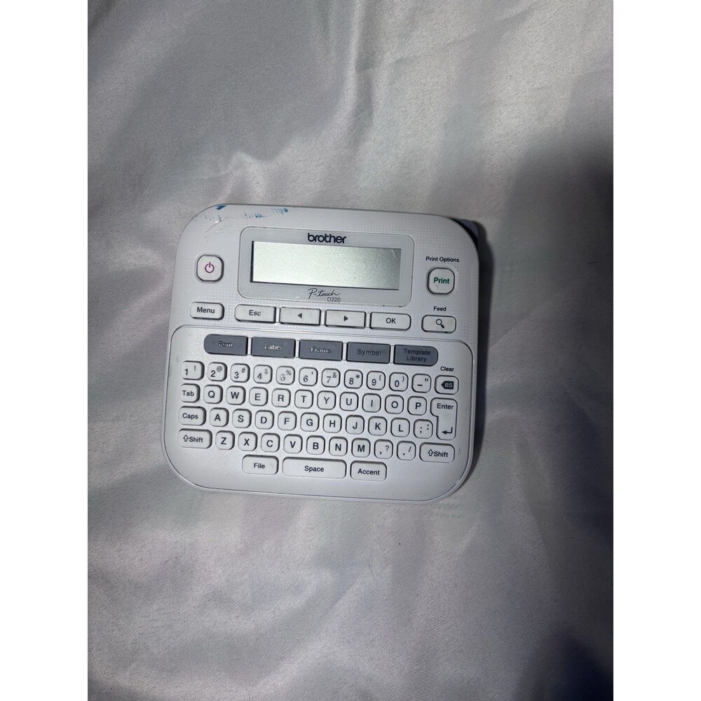Brother P-Touch PT-D220 Desktop Label Maker White Viral